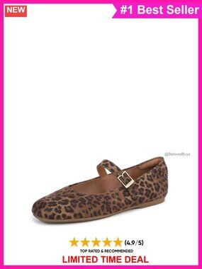 Womens Mary Jane Flats Comfortable Faux Leather Ballet Shoes